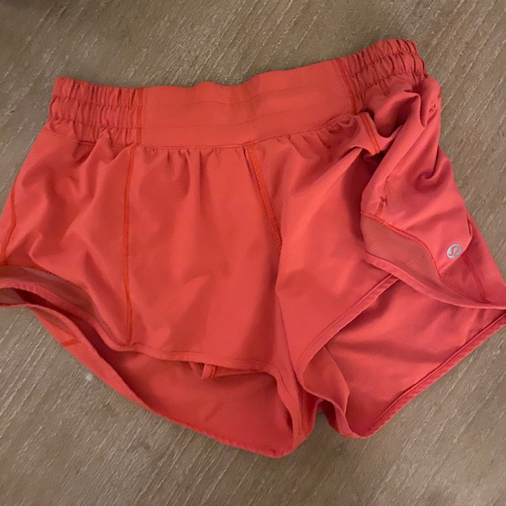 lululemon athletica Coral Athletic Shorts